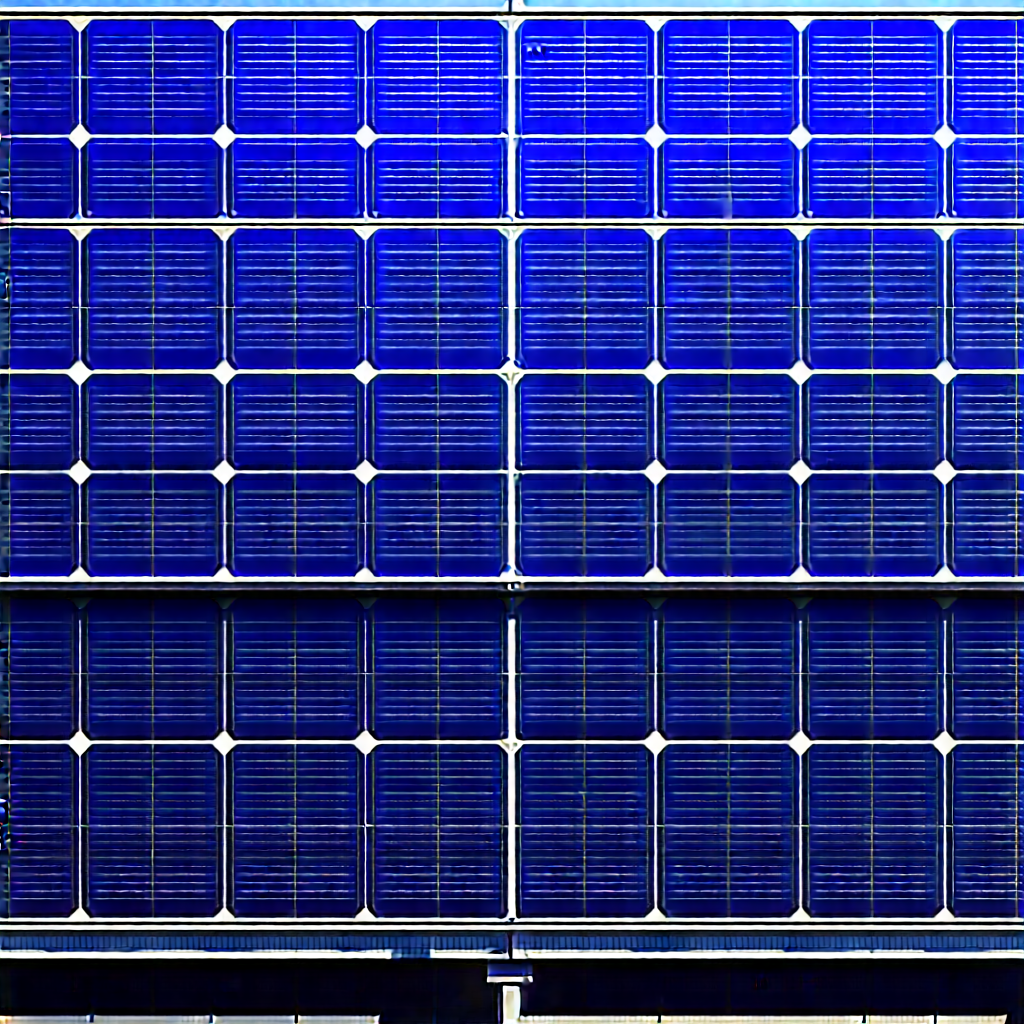 Solar panel with laser scanning