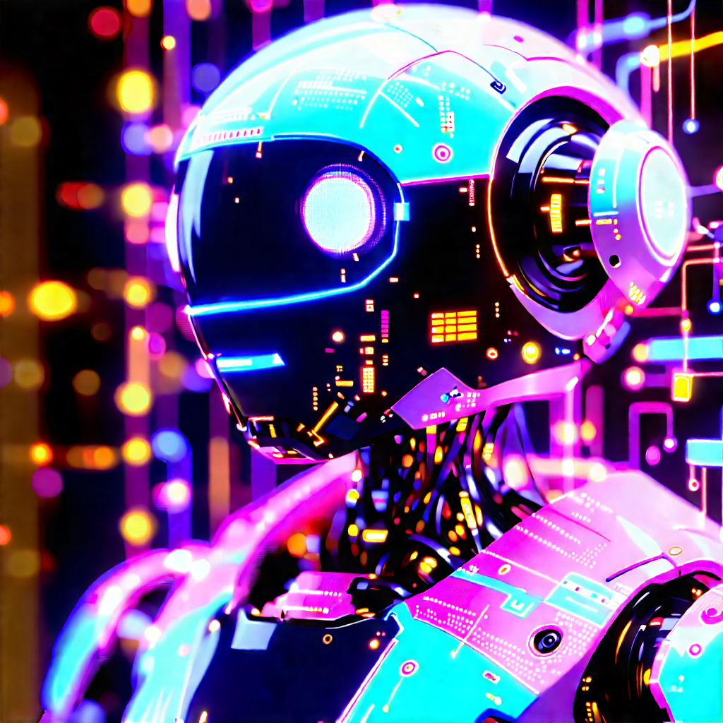 Robot with holographic projection