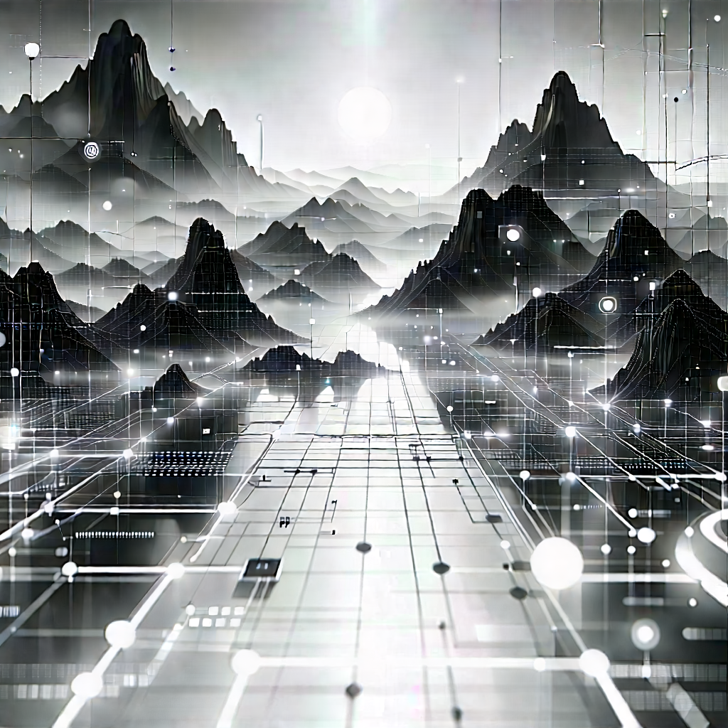 Blockchain Network Visualization With Image, There