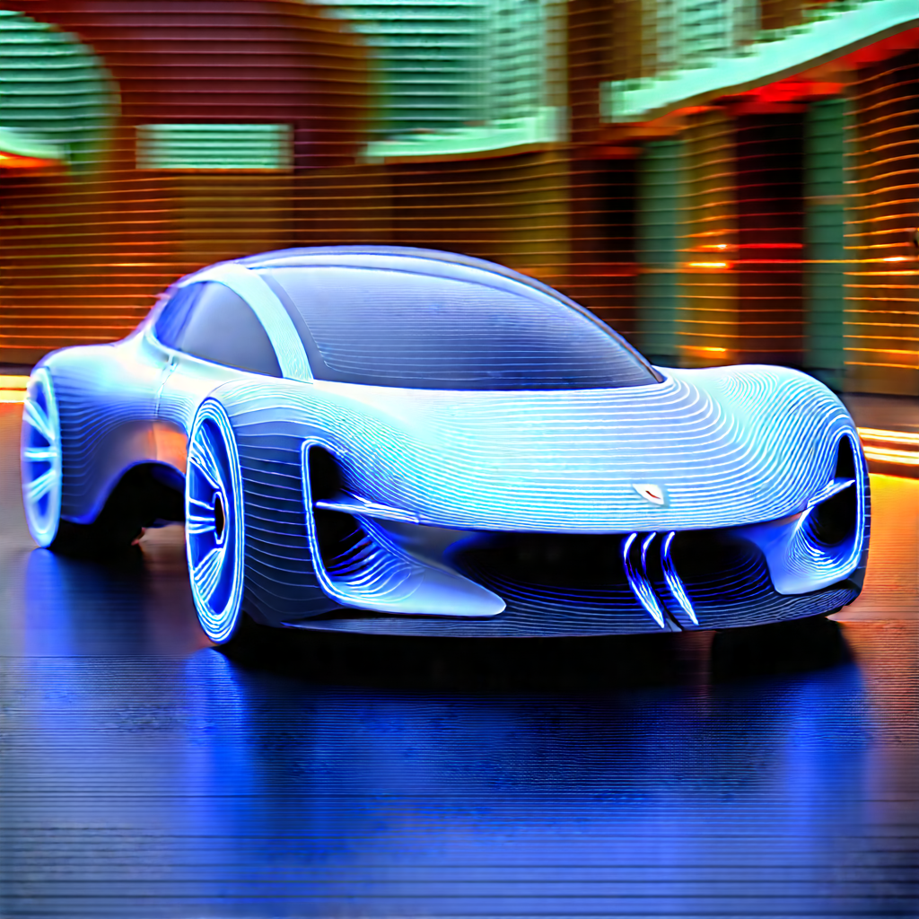 Innovative Electric Vehicle Design With Futuristic Driving