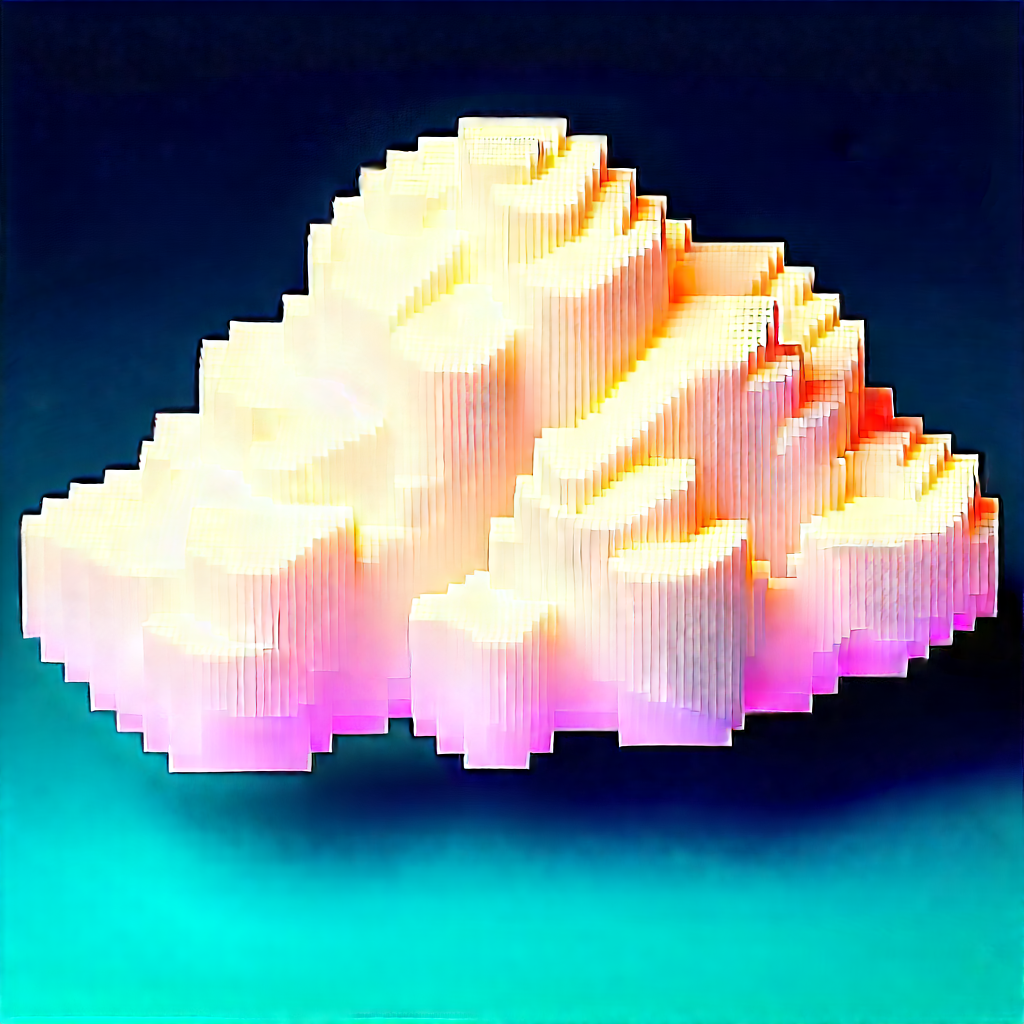 Cloud Computing Visualization With Large White