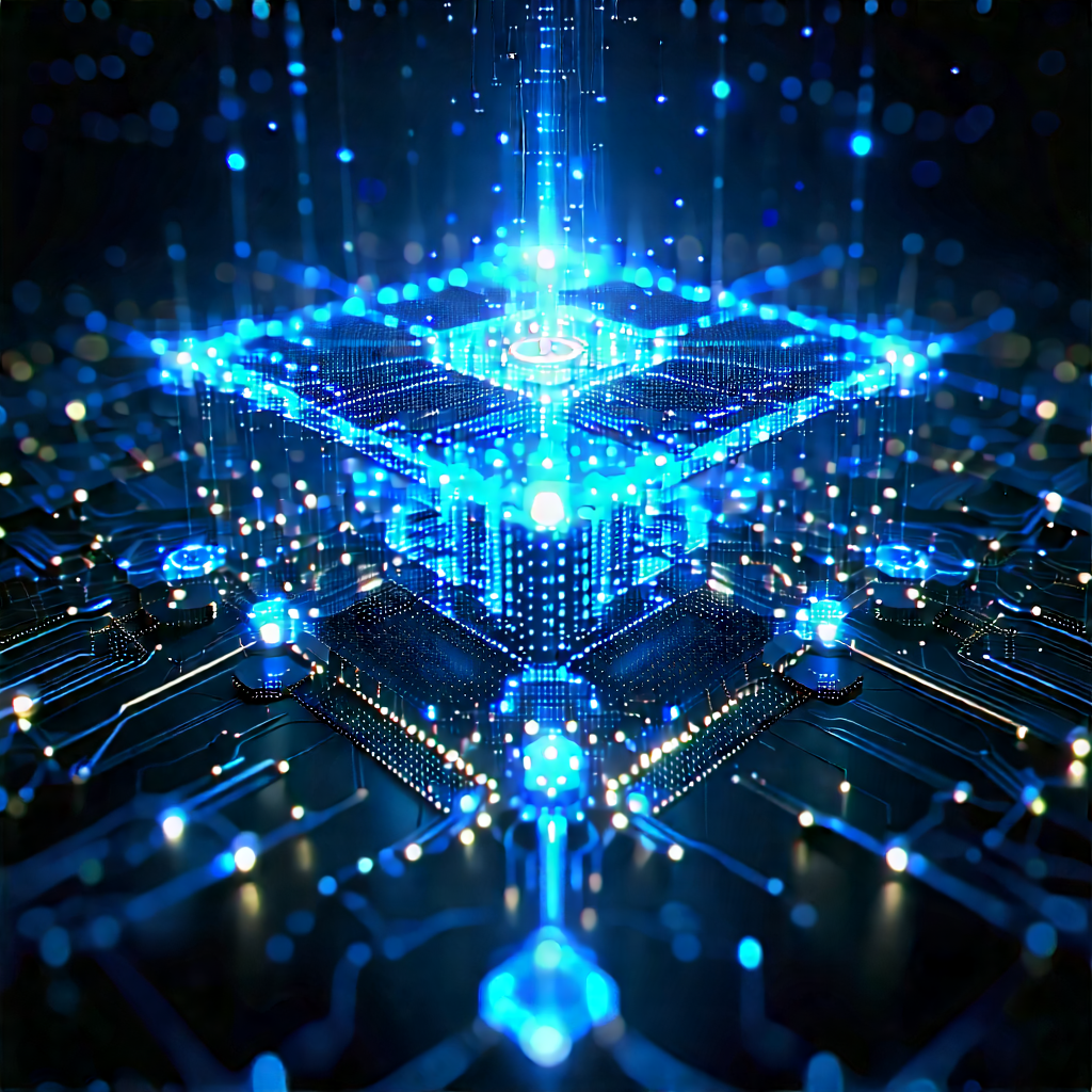 Blockchain Network Visualization With Image, There