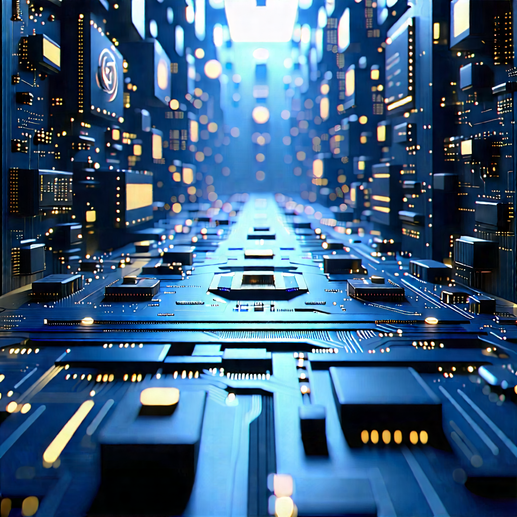 Close-up of sensor array