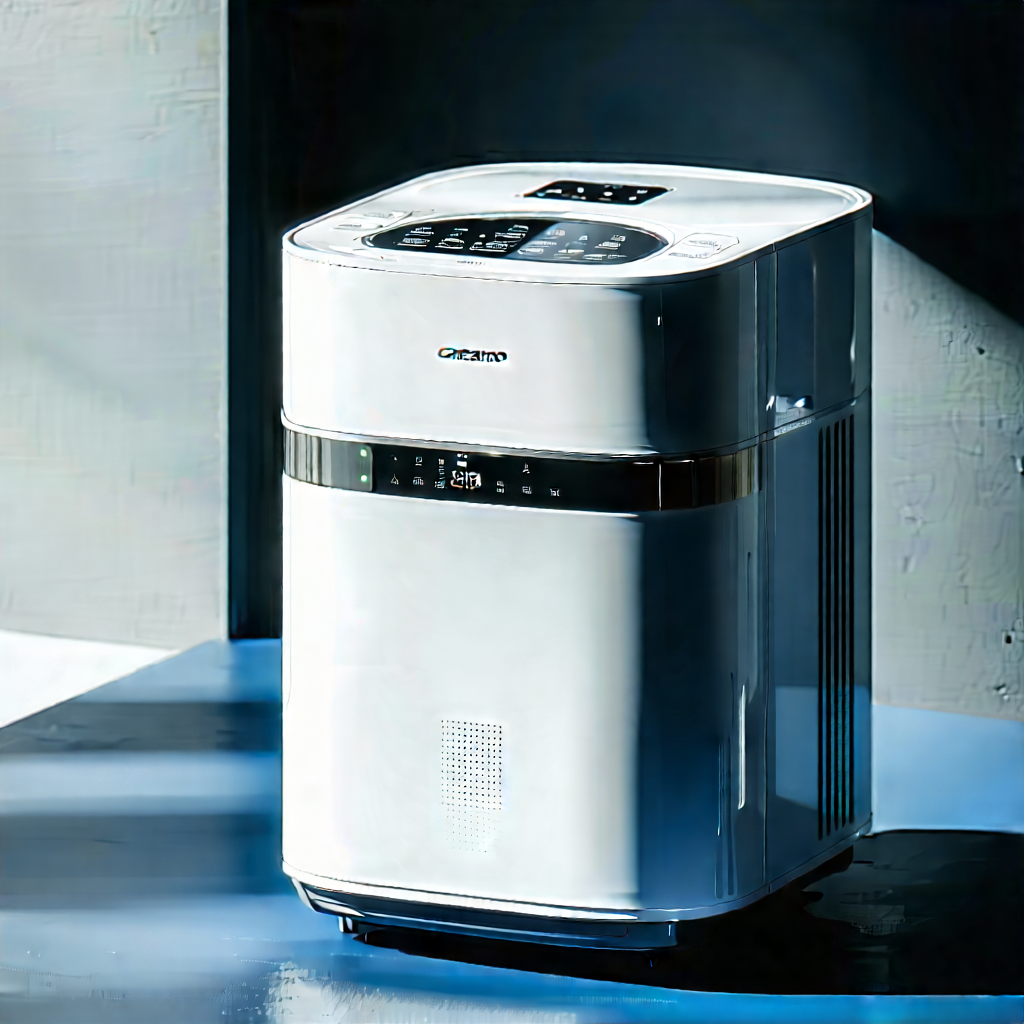 Innovative Smart Appliance (design:1.34) With White Conditioner