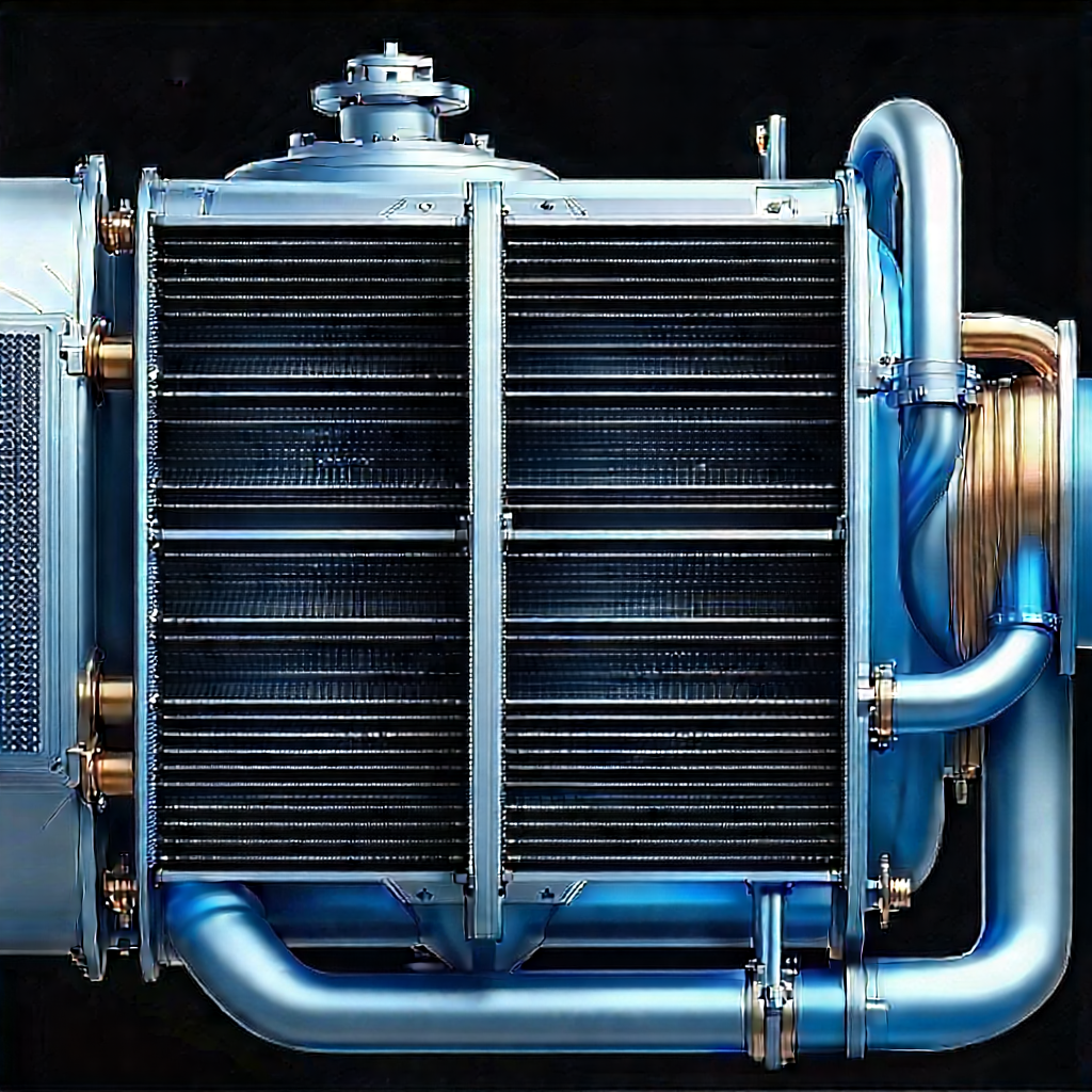Close-up of cooling system