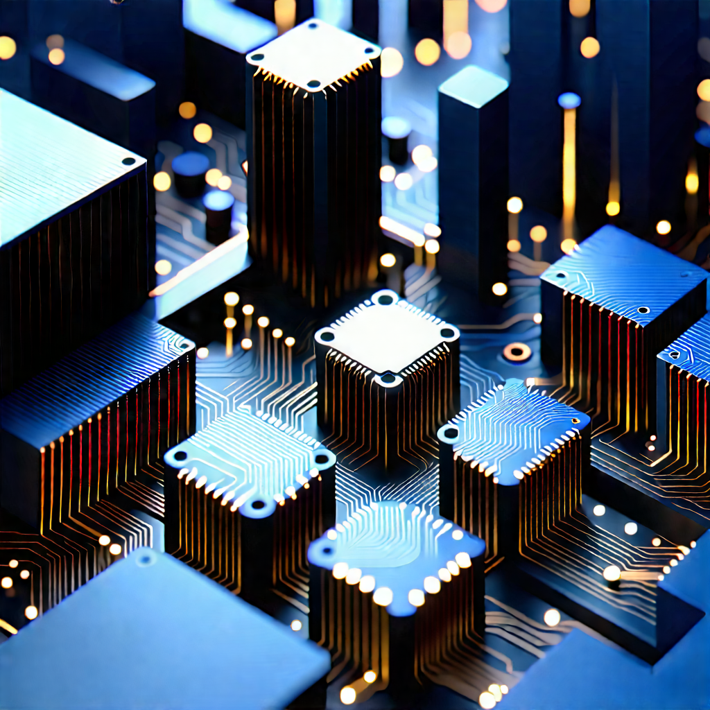 Close-up Of Sensor Array With Black White