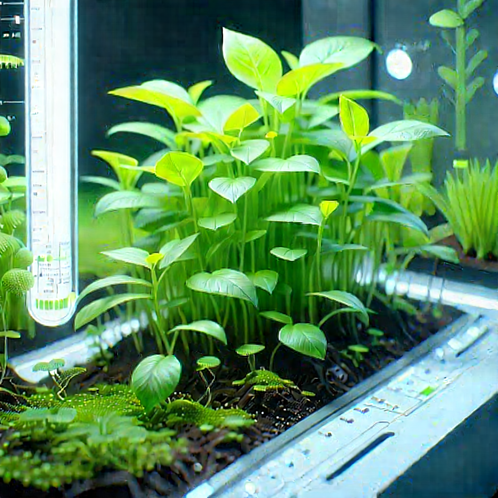 Agricultural technology in modern laboratory