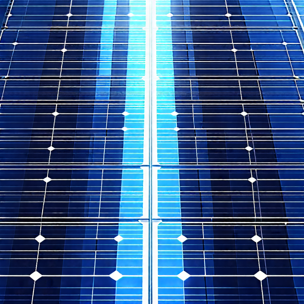 Solar panel with data streams