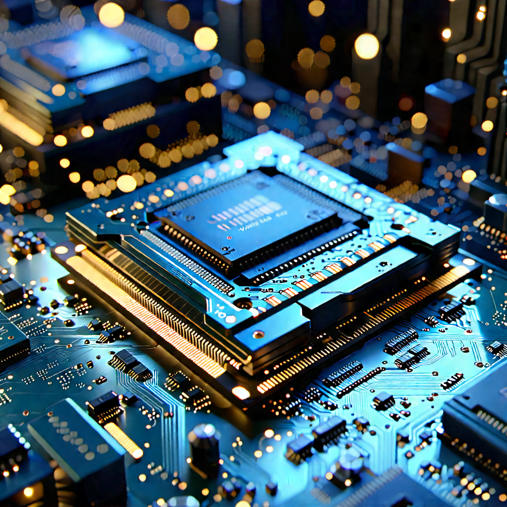 Close-up of memory module