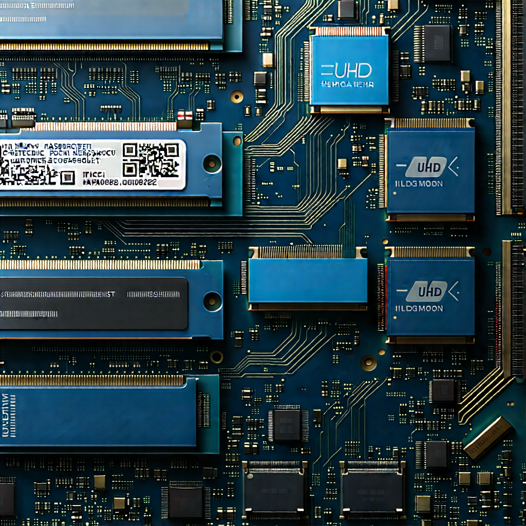 Close-up of memory module