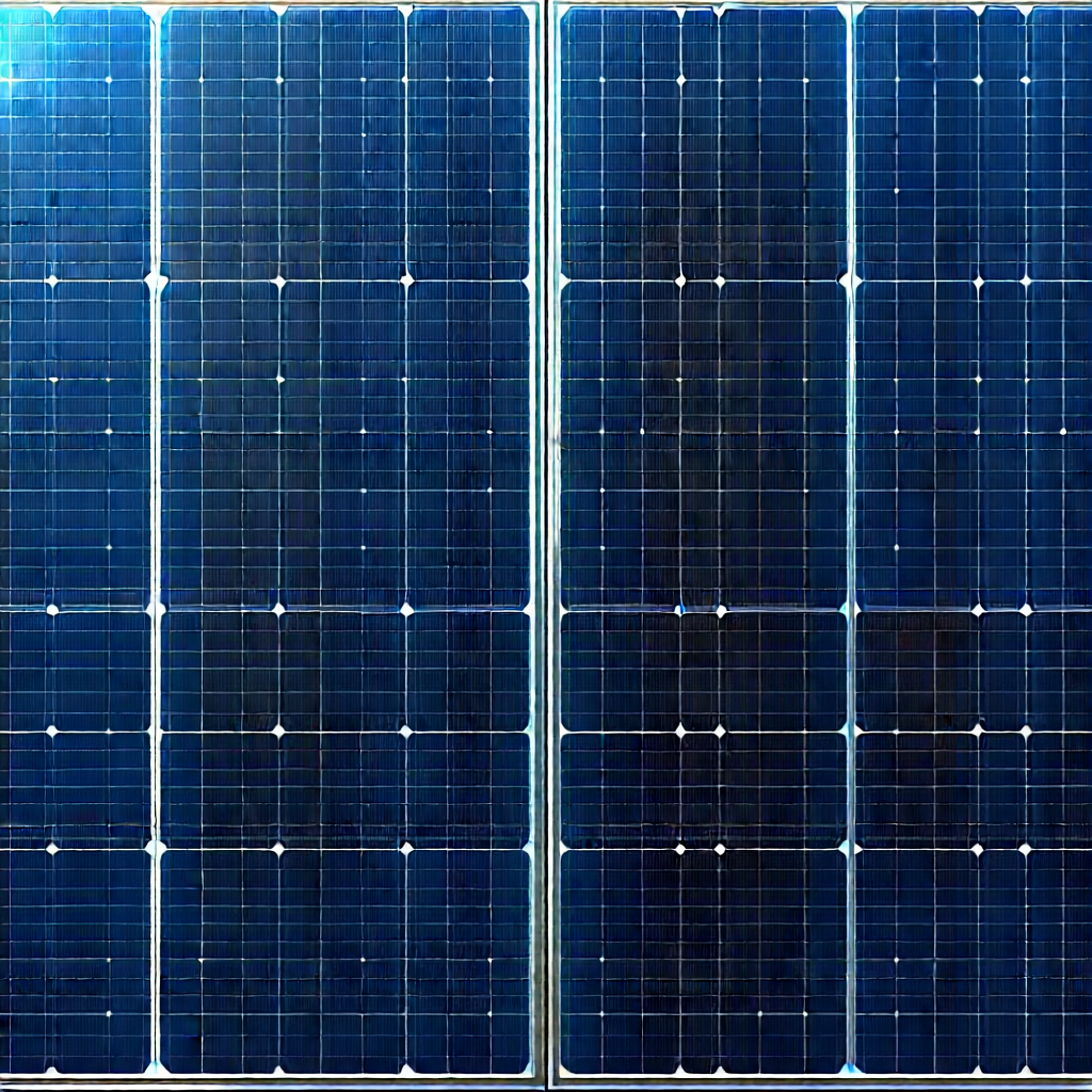 Solar panel with laser scanning