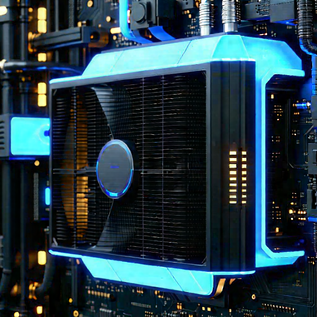 Close-up of cooling system