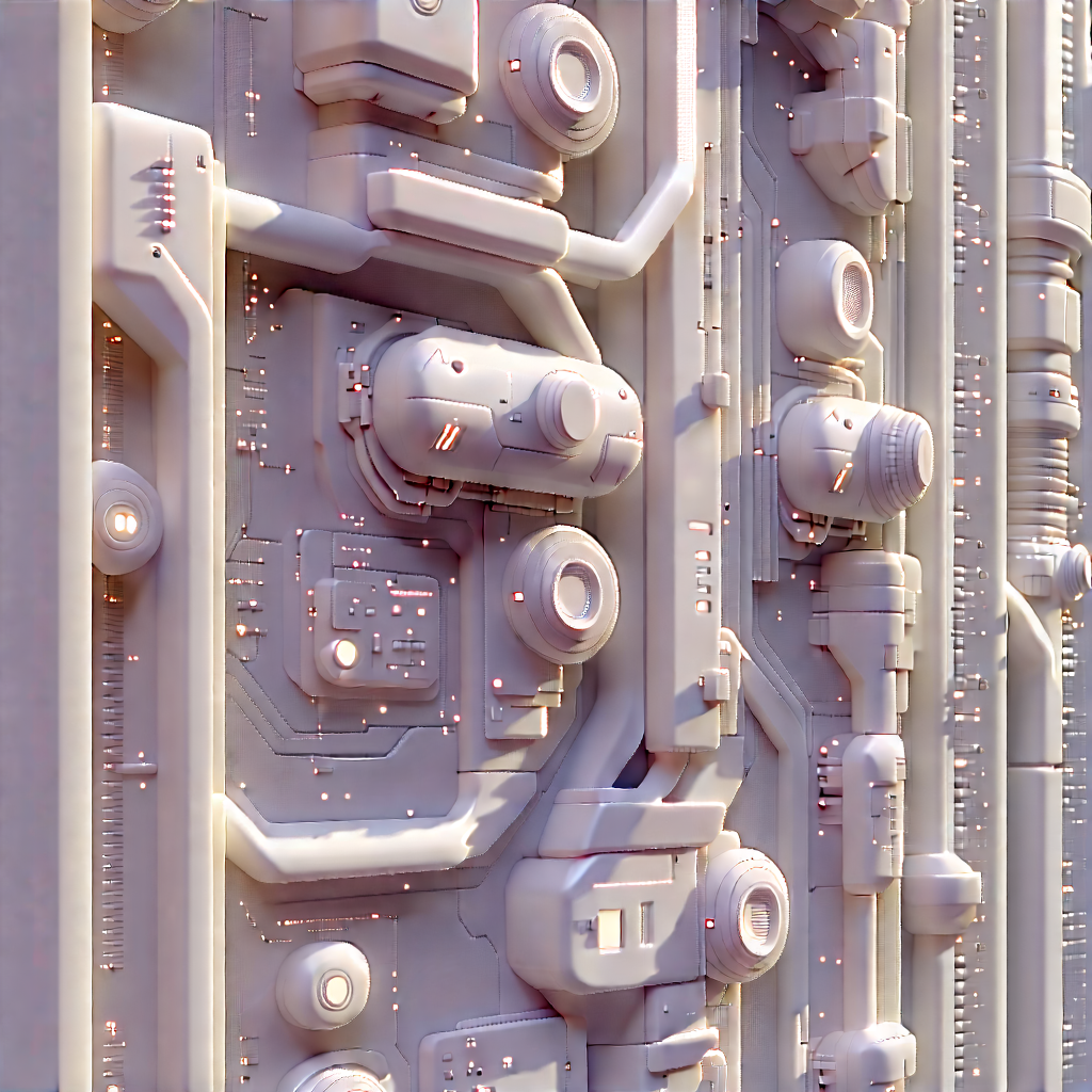 Close-up of sensor array