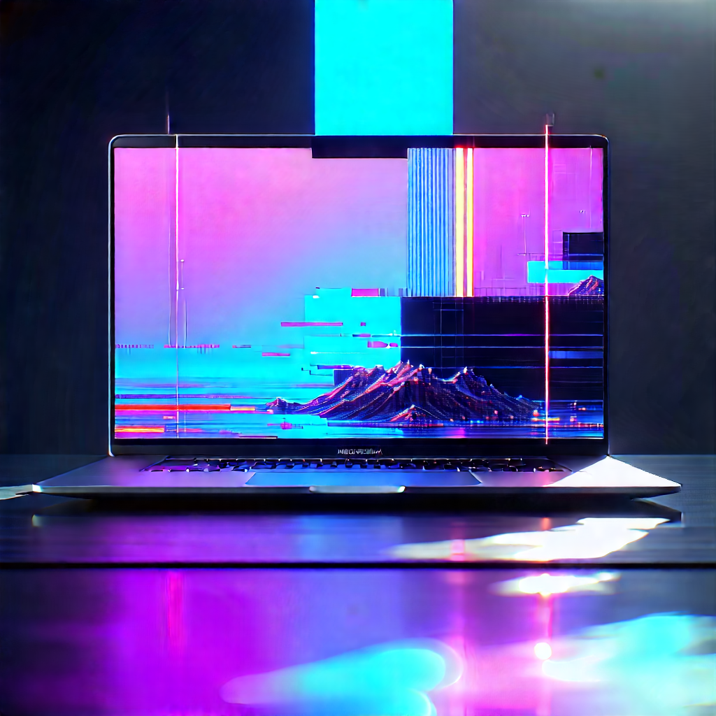Laptop With Holographic Display With Laptop Computer