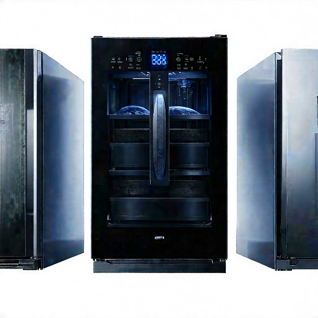 Innovative Smart Appliance (design:1.38) With Three Black