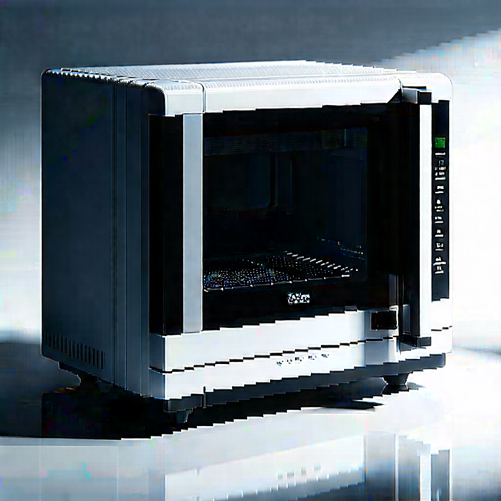 Innovative Smart Appliance Design With White Microwave