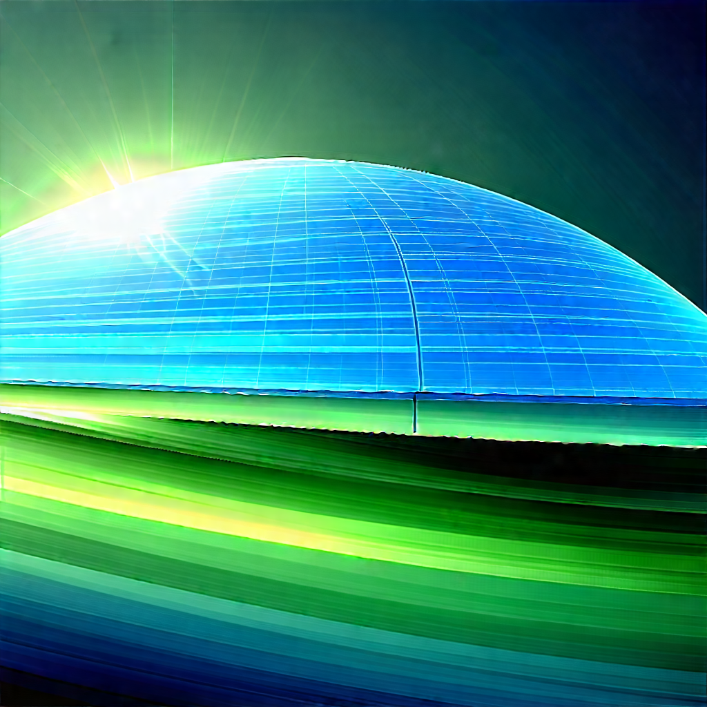 Innovative Renewable Energy Design With Large, Blue
