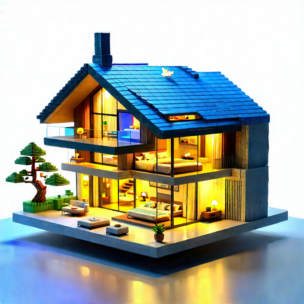 Smart home device with digital artwork