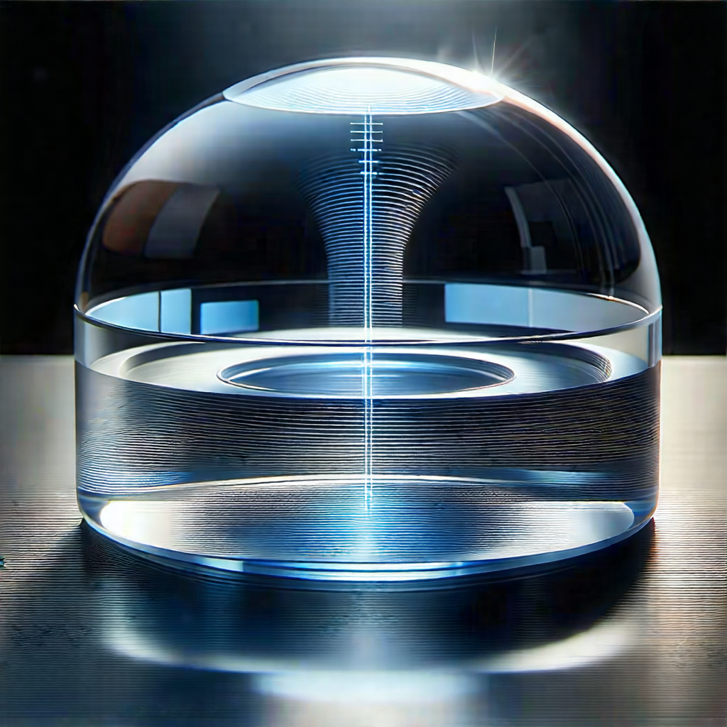 Entertainment Technology In Modern Laboratory With Glass Bowl