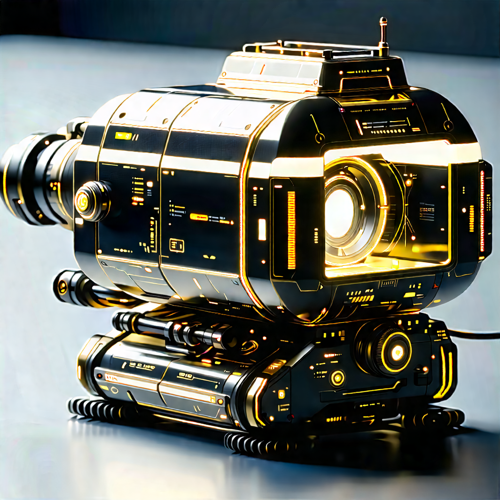 Innovative Communication Tool Design With Futuristic Camera