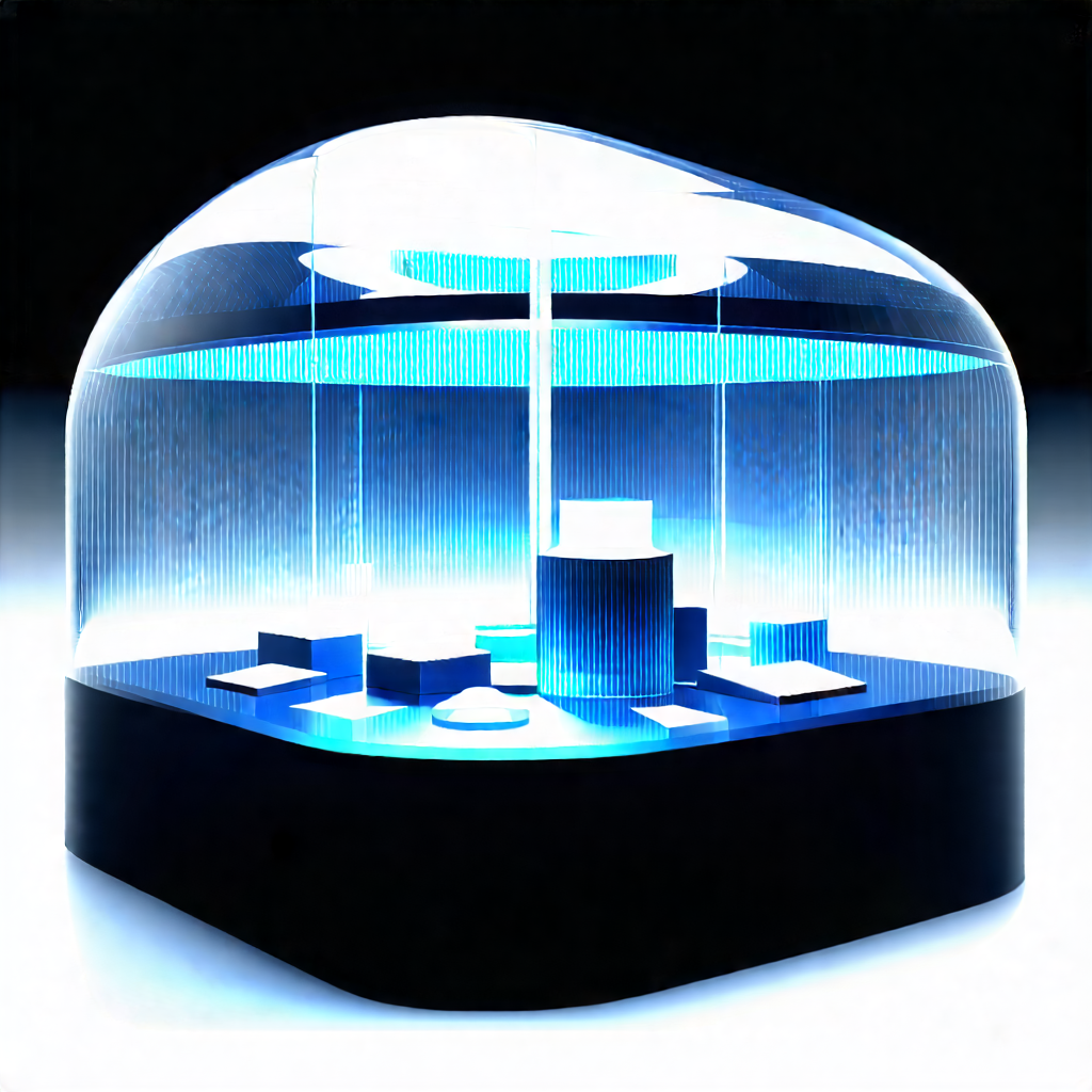 Futuristic Research Laboratory With Futuristic-looking Room