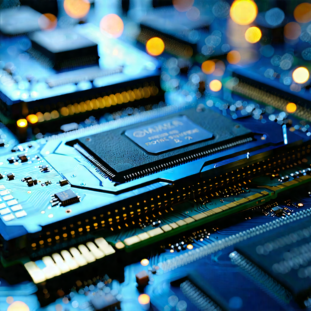 Close-up of memory module