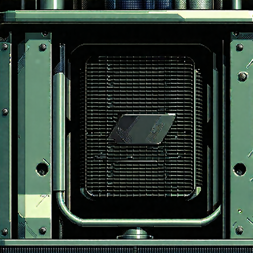 Close-up of cooling system
