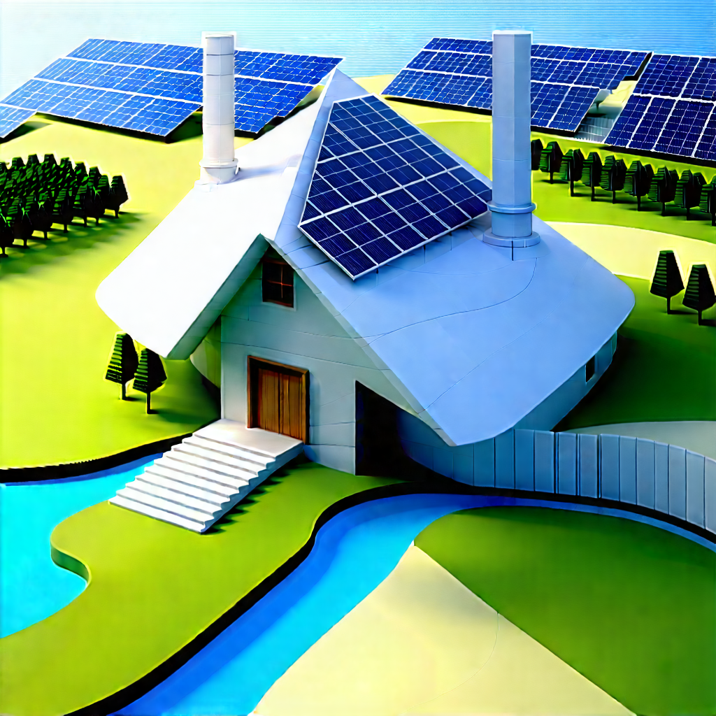 Innovative Renewable Energy Design With House Solar