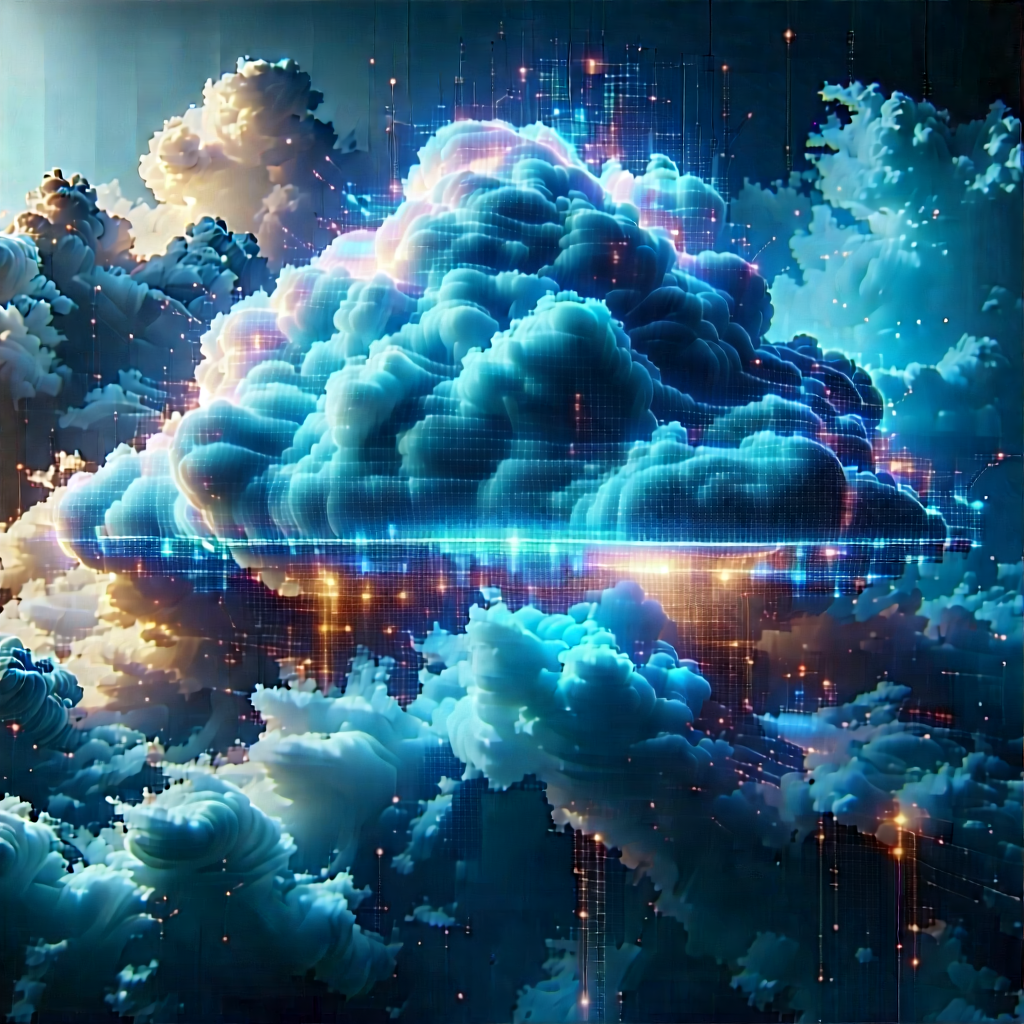 Cloud Computing Visualization With Image, There