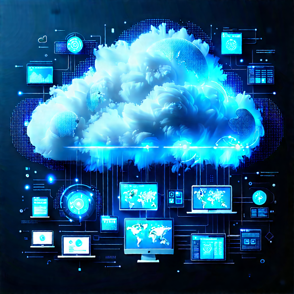 (cloud:1.5) Computing Visualization With Cloud Shown