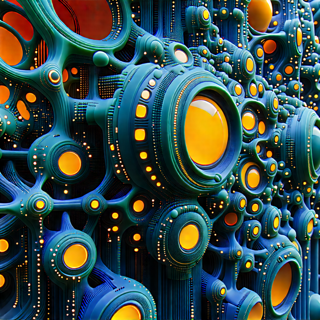 Close-up of sensor array