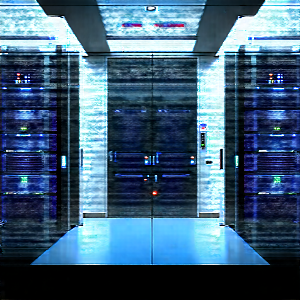 (futuristic:1.2) server room