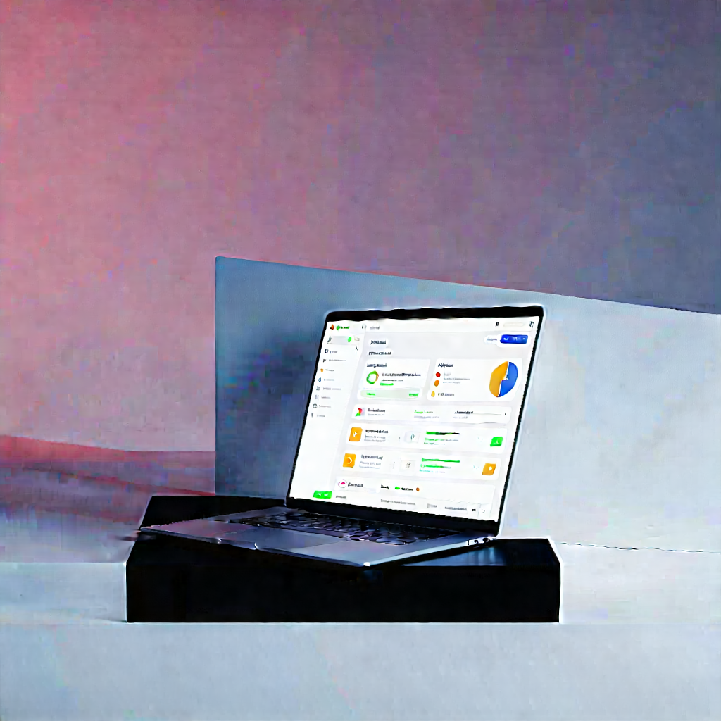 Laptop With User Interface With Laptop Computer