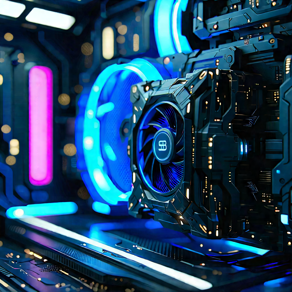 Close-up of cooling system