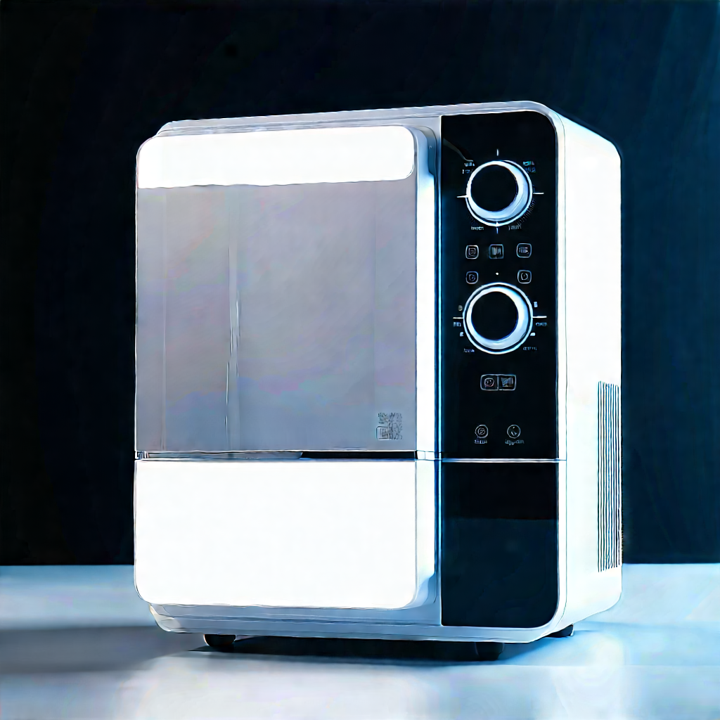 Innovative Smart Appliance Design With White Microwave