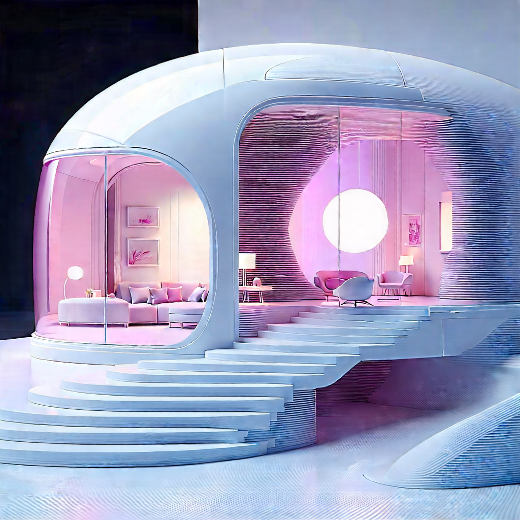 Futuristic Smart Home With Image, There