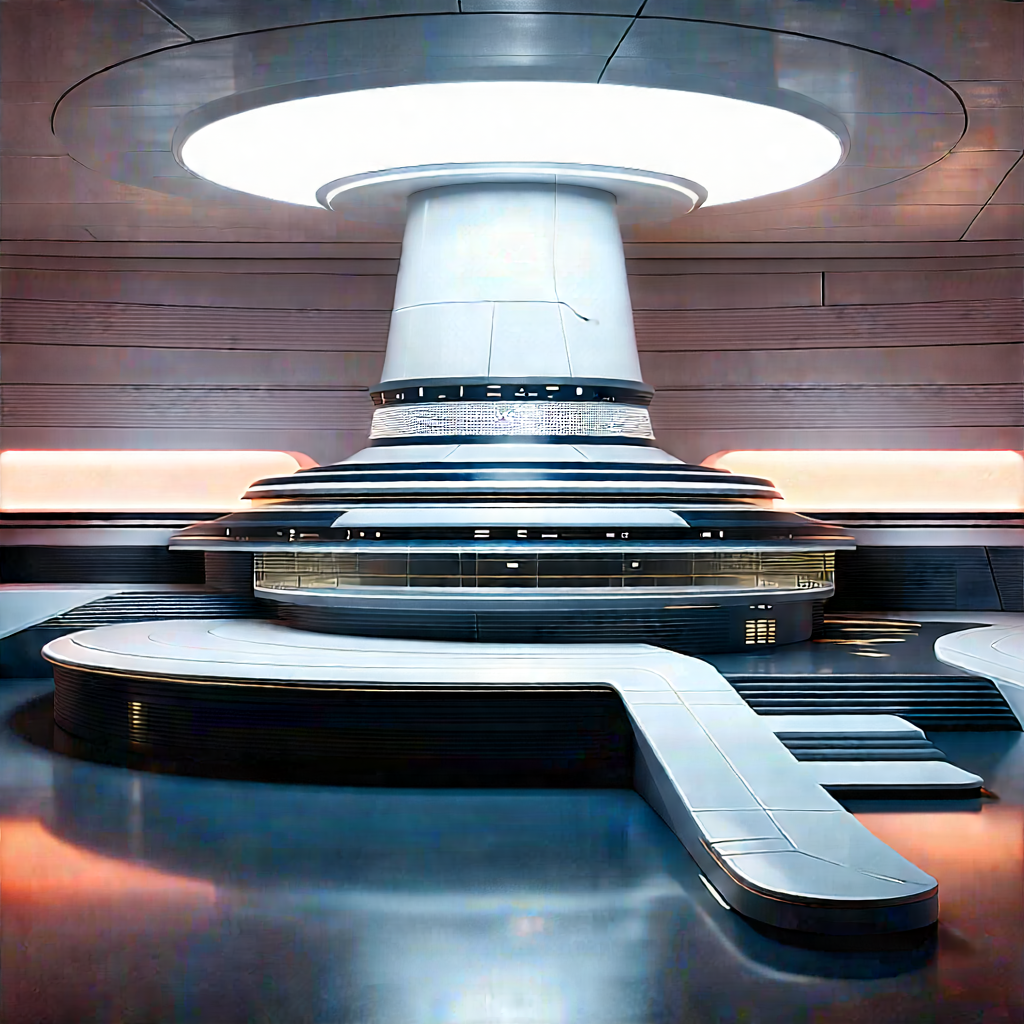 (futuristic:1.24) Research Laboratory With Large, Modern