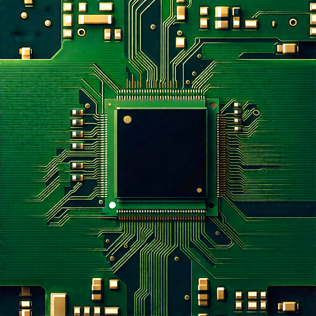 Close-up of electronic circuit