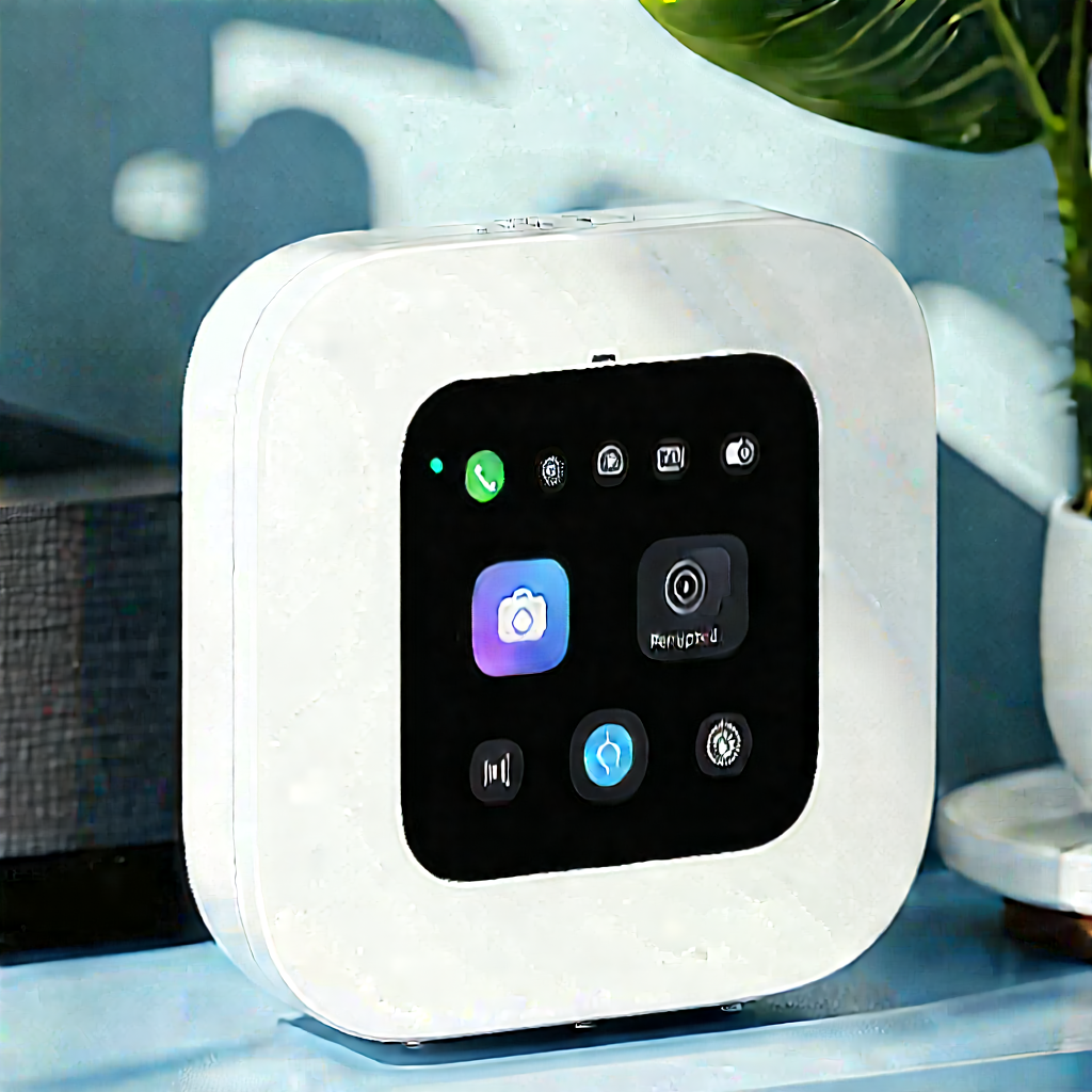 Smart Home Device With User Interface With White Device