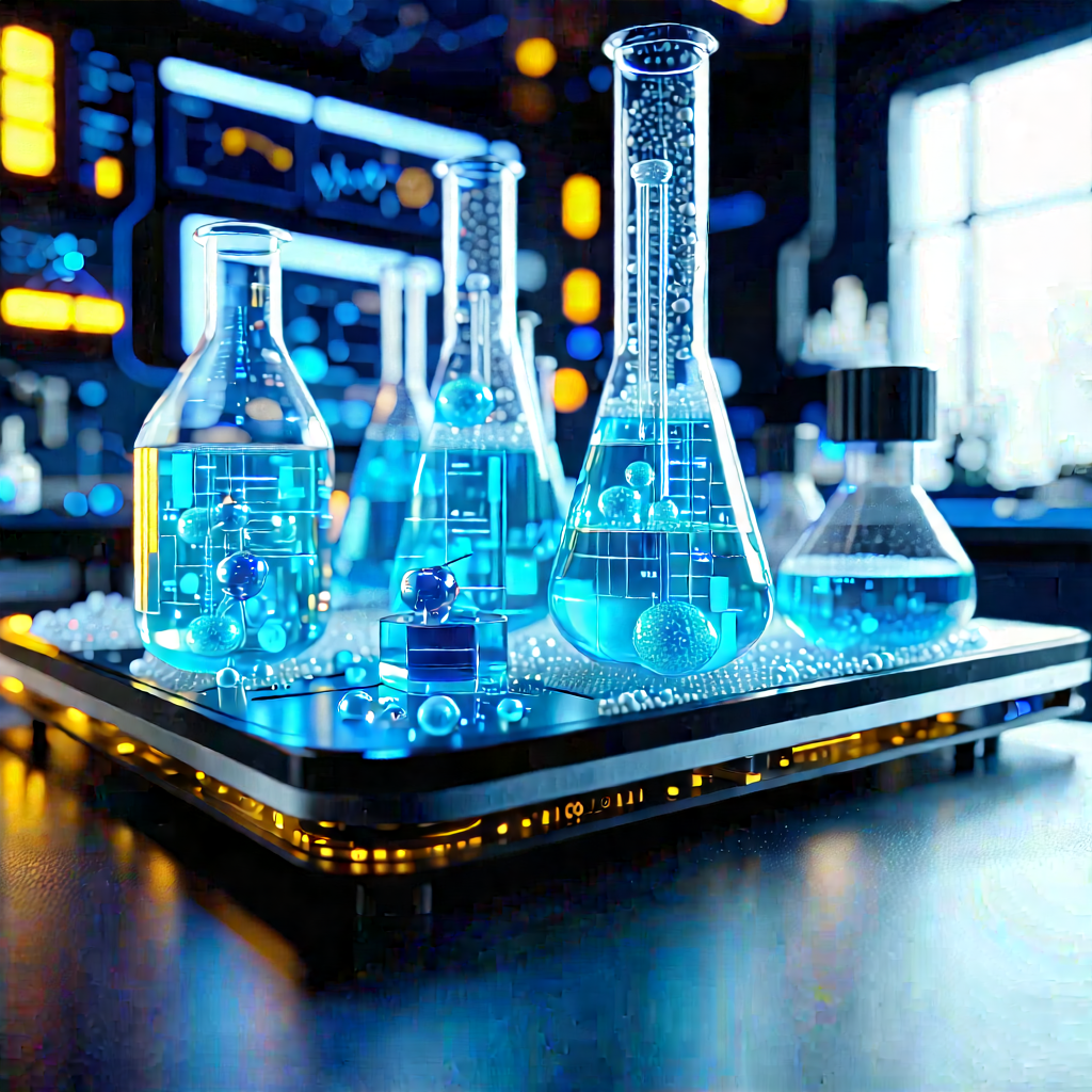 Educational Technology In Modern Laboratory With Image, There
