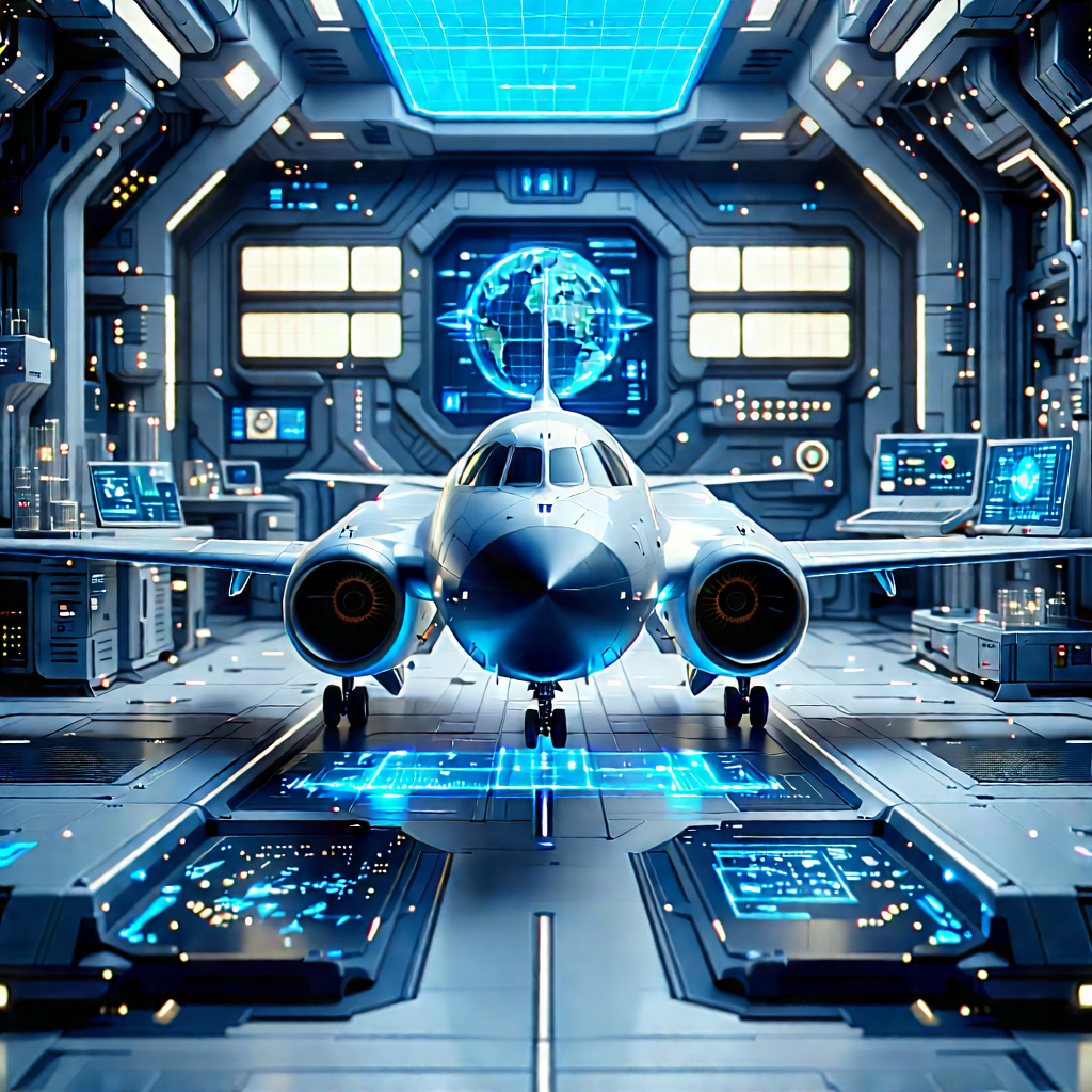 Aerospace Technology In Modern Laboratory With Image, There