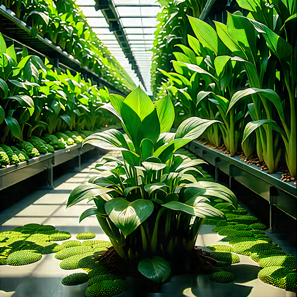 Agricultural Technology In Research Center With Image, There