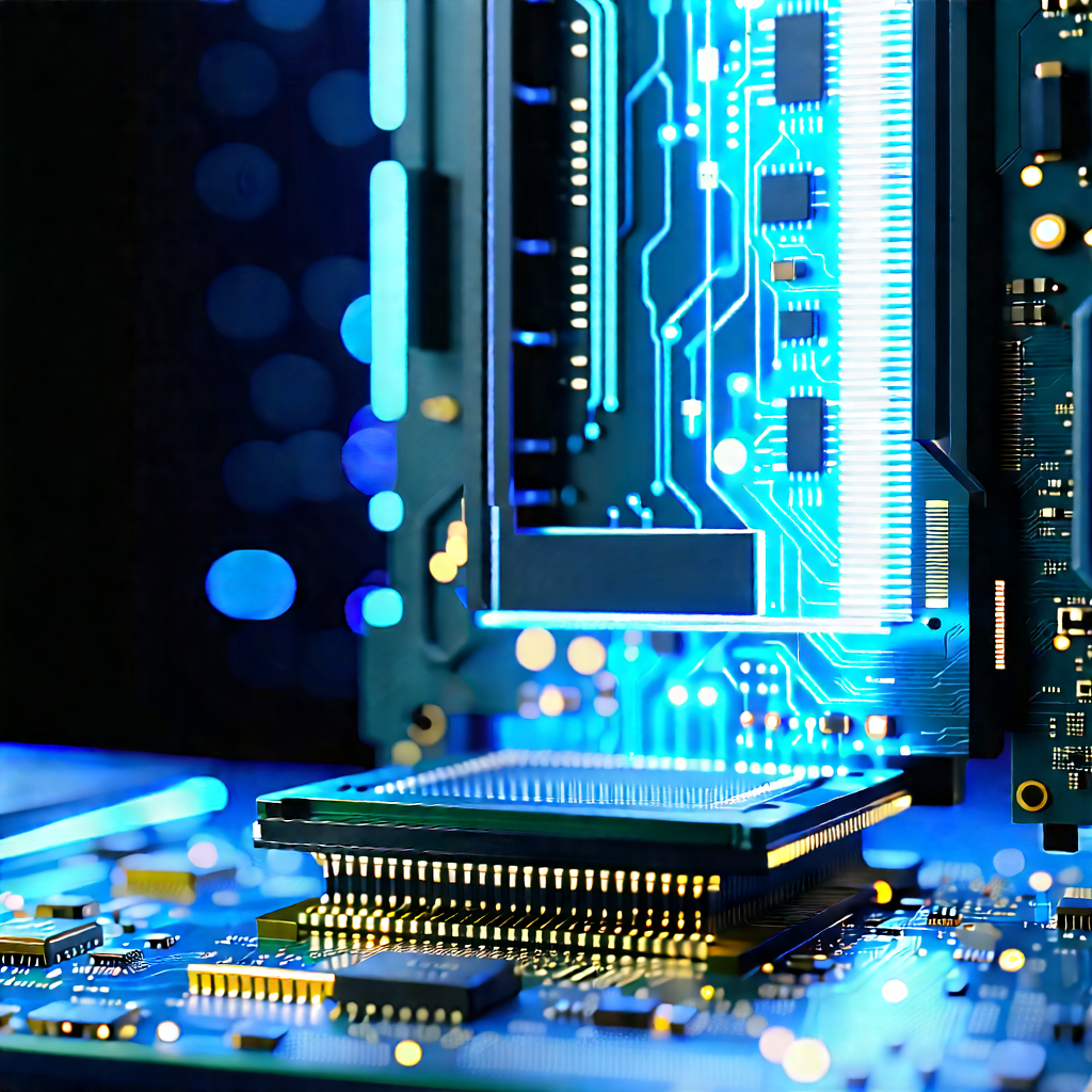 Close-up of memory module