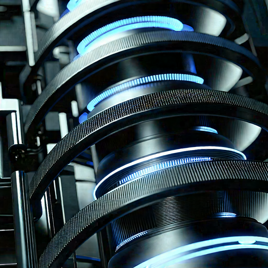 Close-up of cooling system