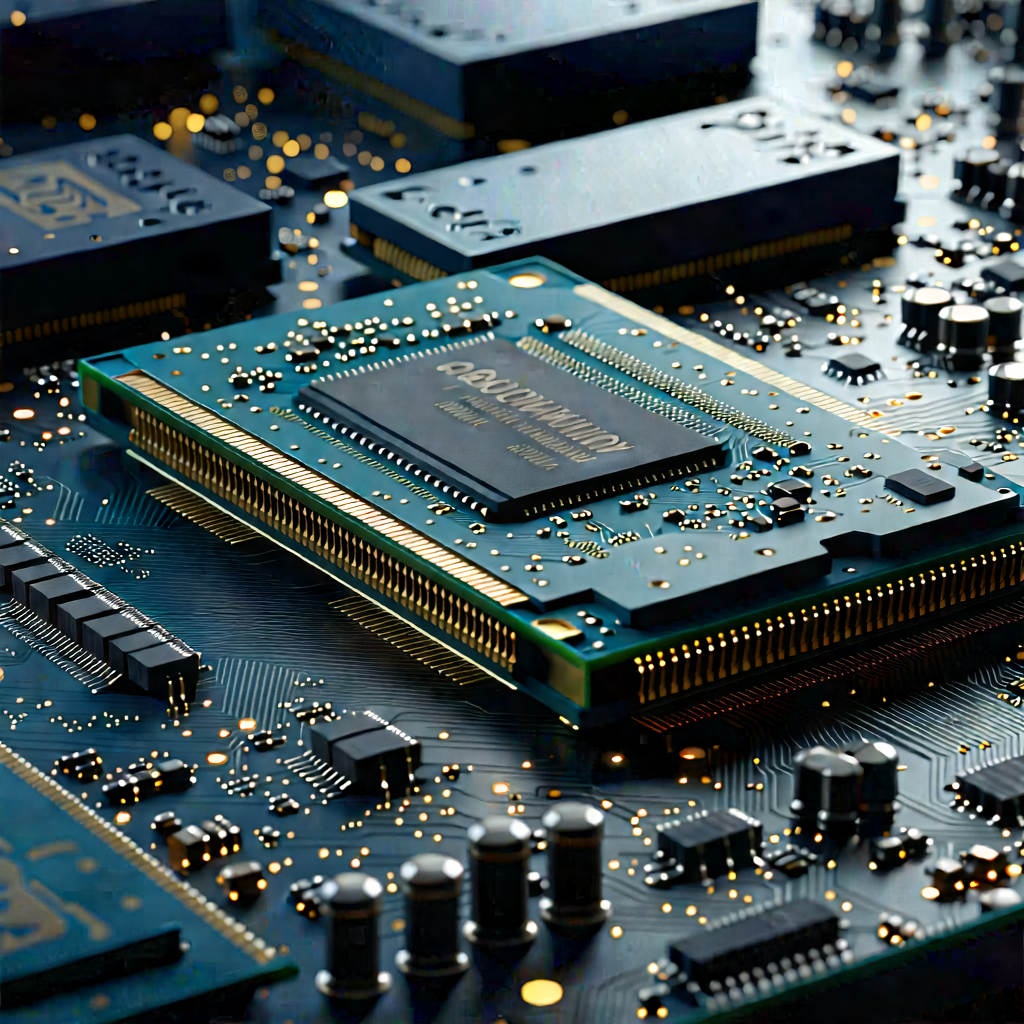 Close-up of memory module