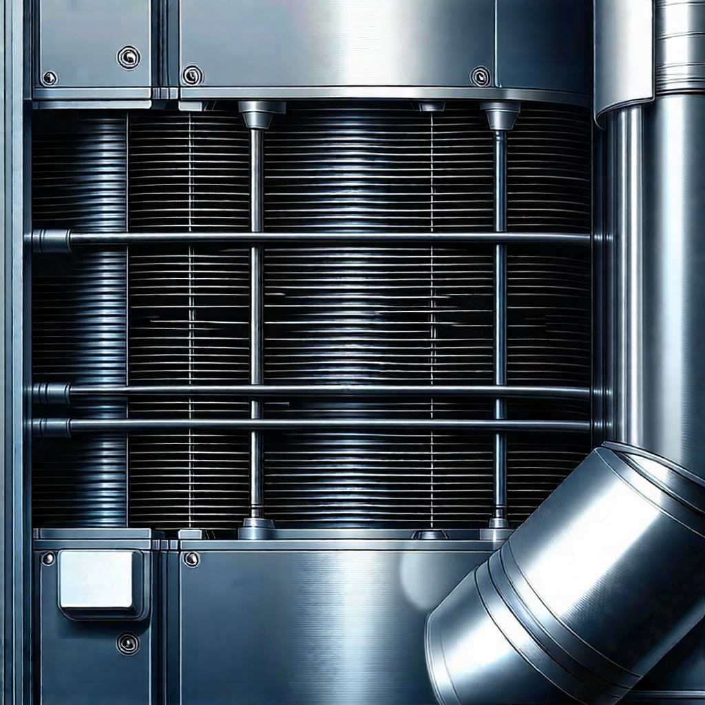 Close-up of cooling system