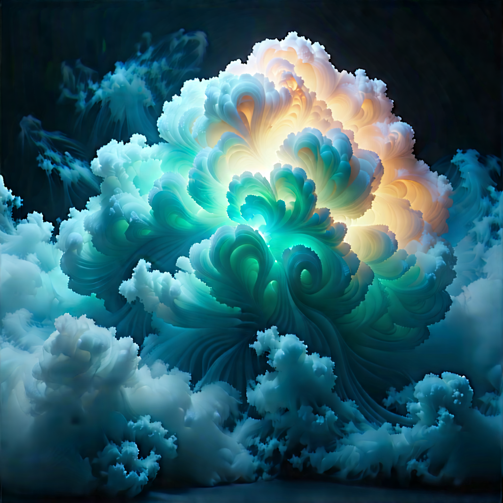 Cloud Computing Visualization With Image, There
