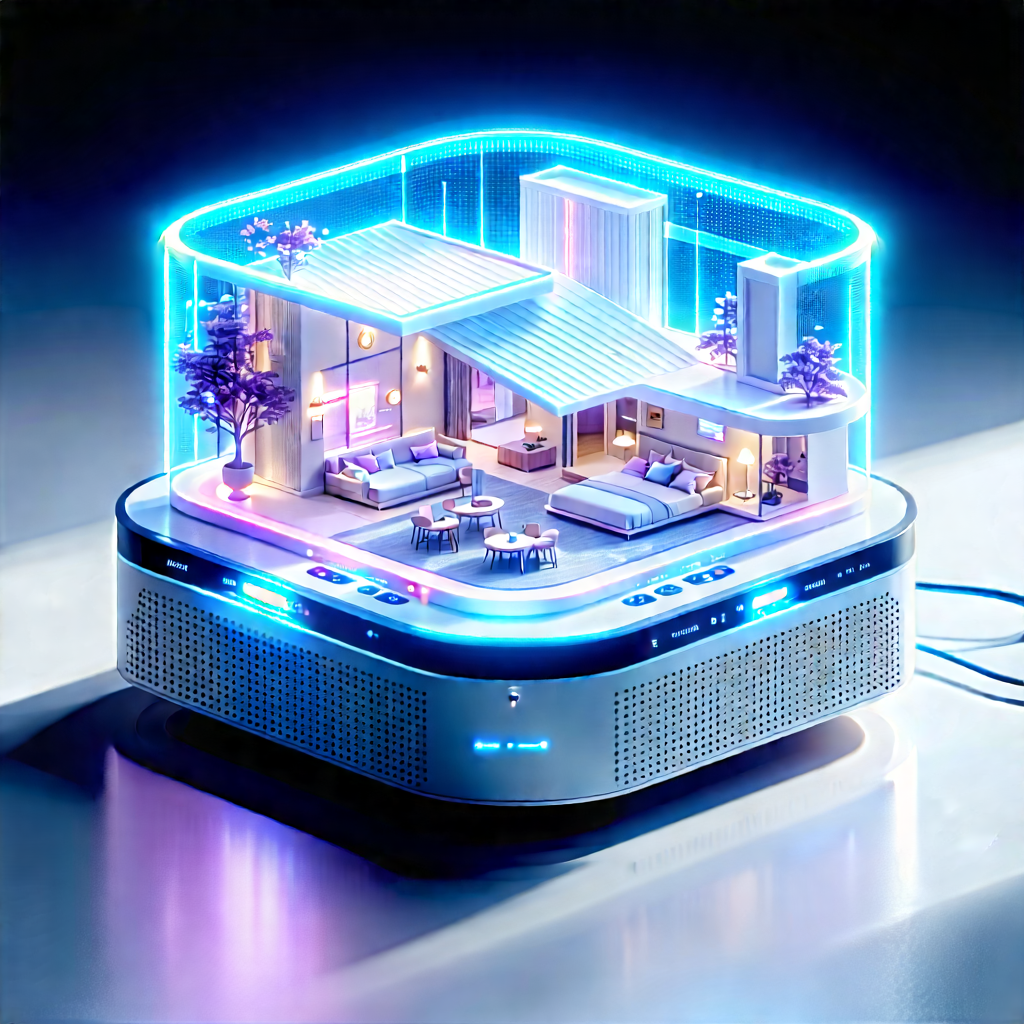 Smart Home (device:1.23) With Holographic Display With Small Model