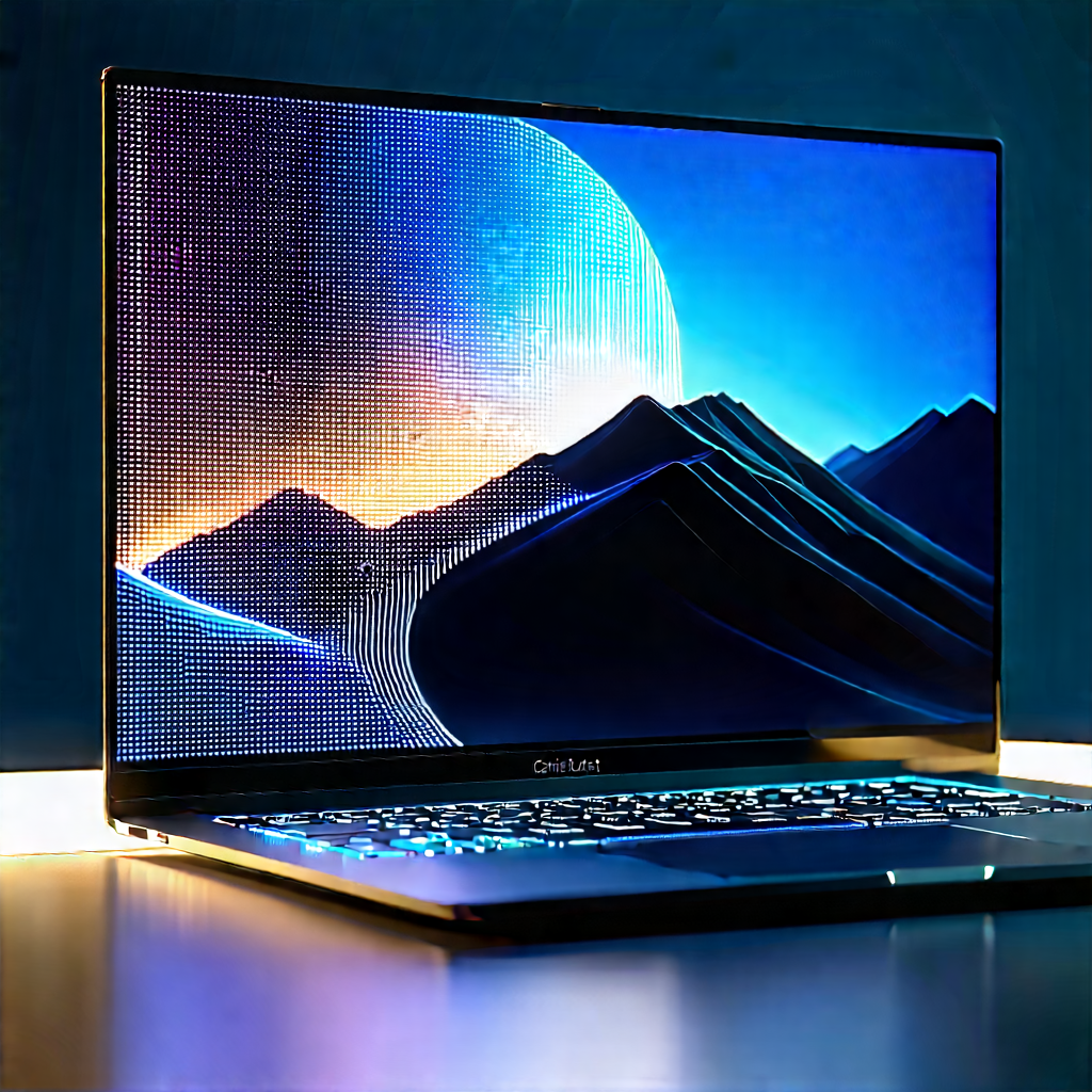 Laptop With Streaming Content With Laptop Computer