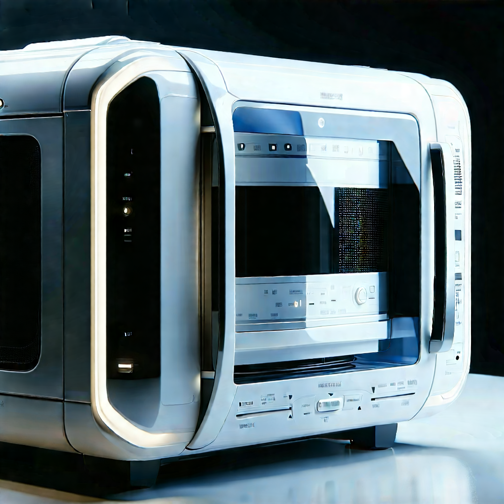 Innovative Smart Appliance Design With Large White